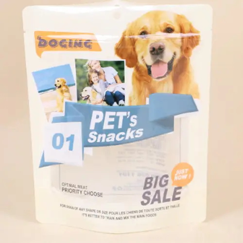 Custom Stand-Up Pouches for Pet Snacks