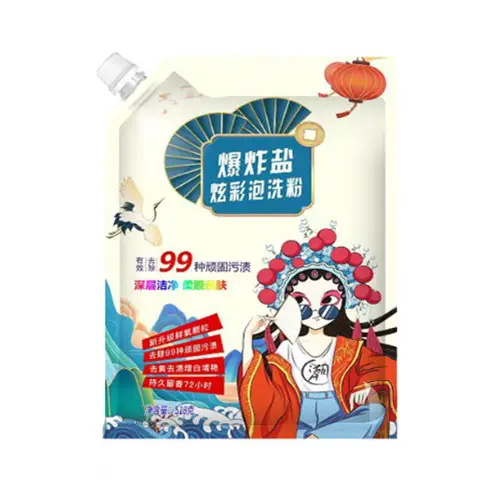 Custom Printed Stand-Up Spout Pouches for Household Cleaning Products