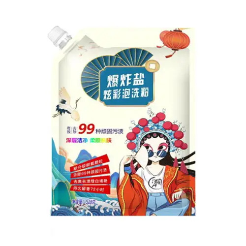 Custom Printed Stand-Up Spout Pouches for Household Cleaning Products