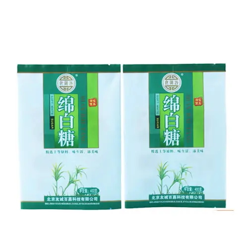 Custom Flat-Bottom Laminated Pouches for Sugar & Dry Food Products