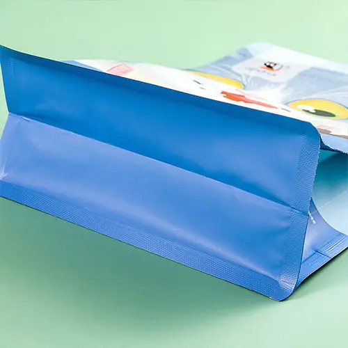 Custom Printed Flat Bottom Pet Food Pouches with Zipper